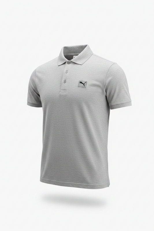 Puma logo polo interlock Tee