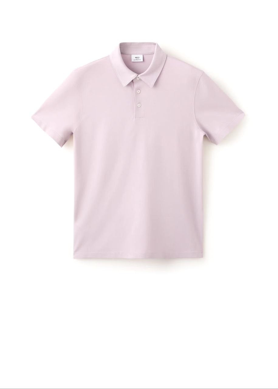 Mango Slim-fit cotton-piqué polo shirt