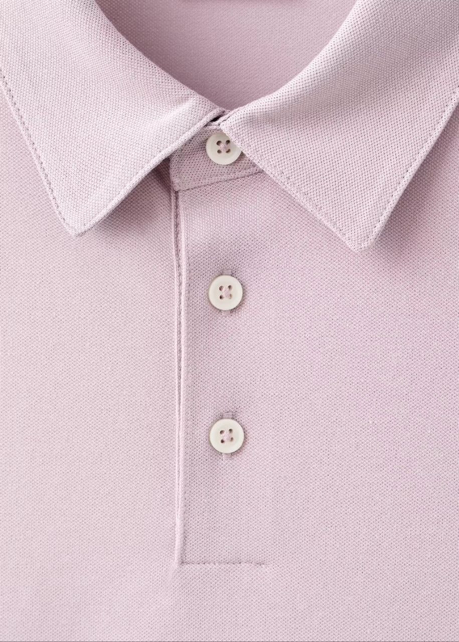 Mango Slim-fit cotton-piqué polo shirt