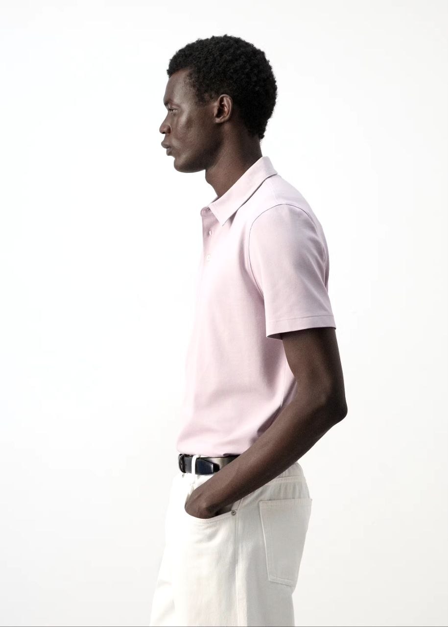 Mango Slim-fit cotton-piqué polo shirt