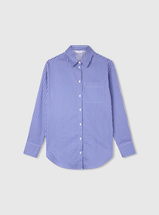 Stradivarius Basic striped fitted shirt
