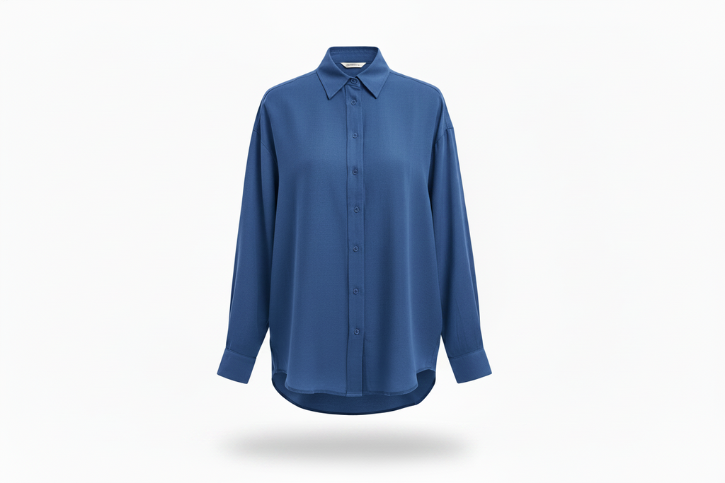 Stradivarius Linen-look flowing shirt