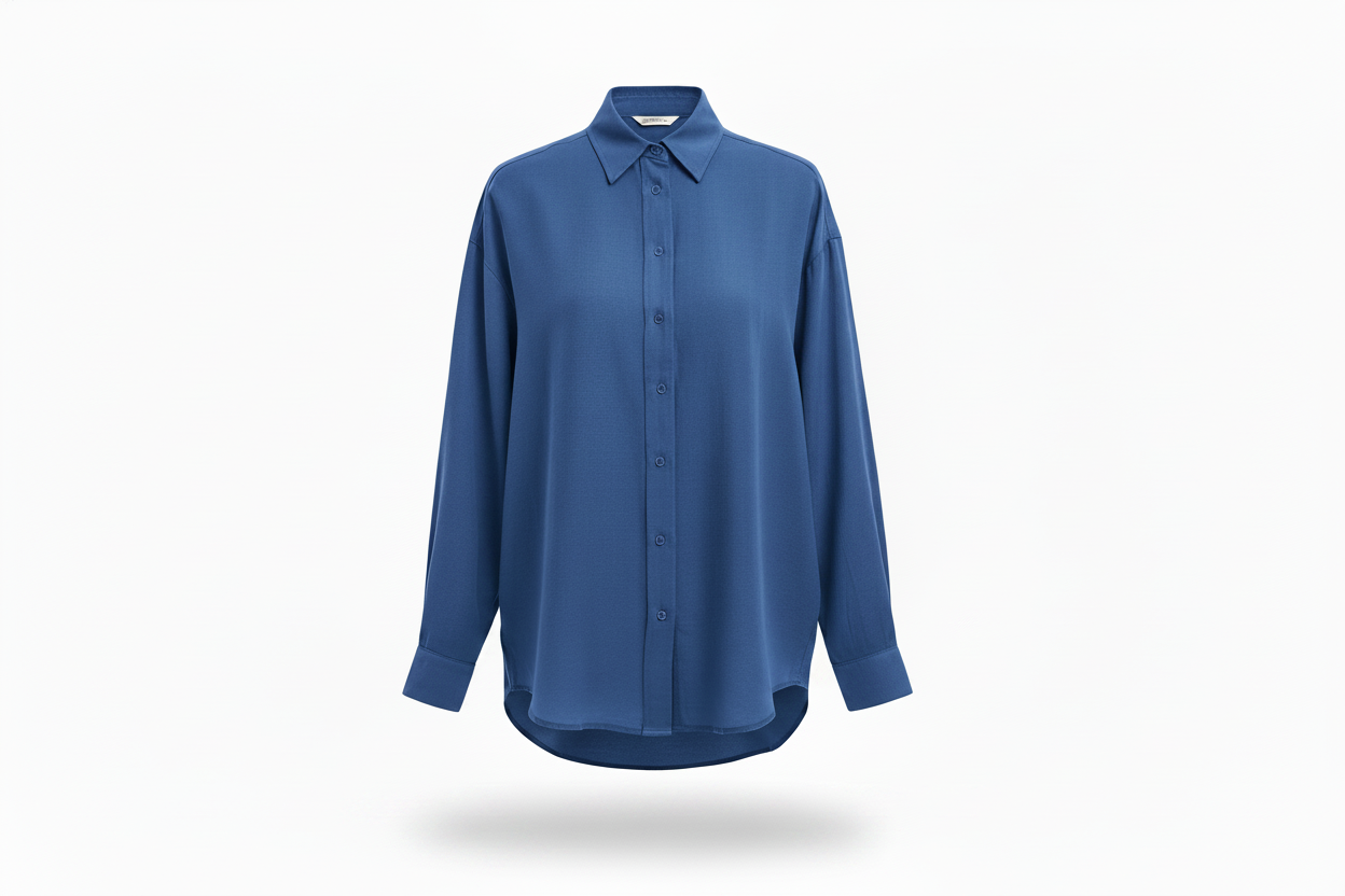 Stradivarius Linen-look flowing shirt