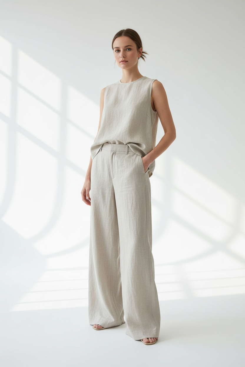 Esmara linen pants - Regular pants