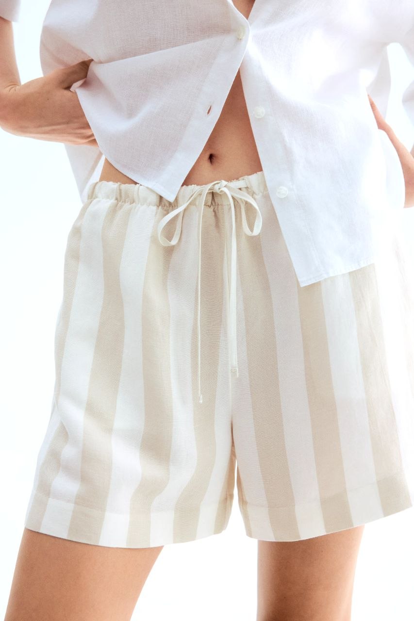 H&M Linen short relaxed fit