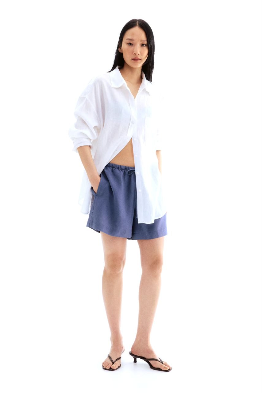 H&M Linen short relaxed fit