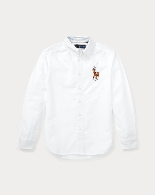 POLO RALPH LAUREN oxford logo shirt - Classic Fit