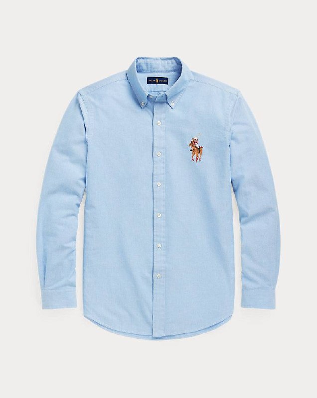 POLO RALPH LAUREN oxford logo shirt - Classic Fit
