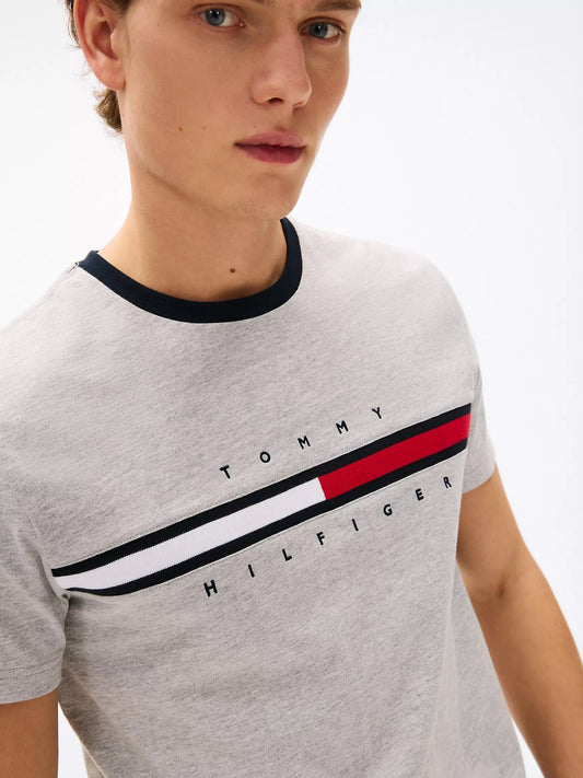 Tommy Hilfiger crewneck logo panel Tee