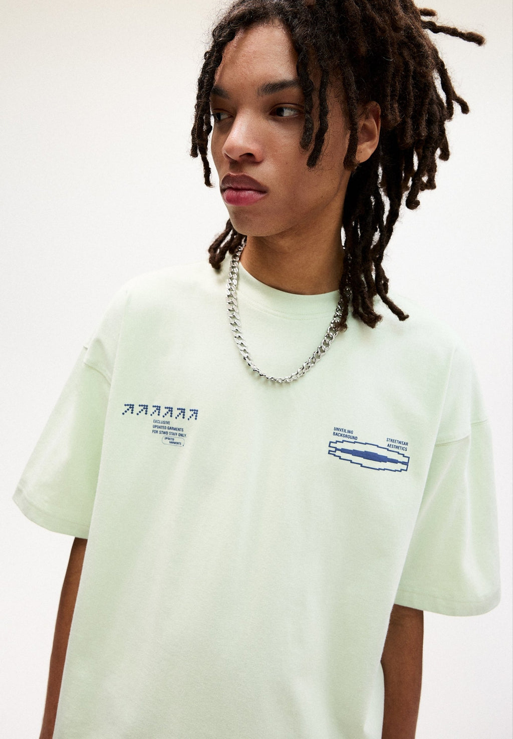 Pull&Bear printed oversized T-shirt