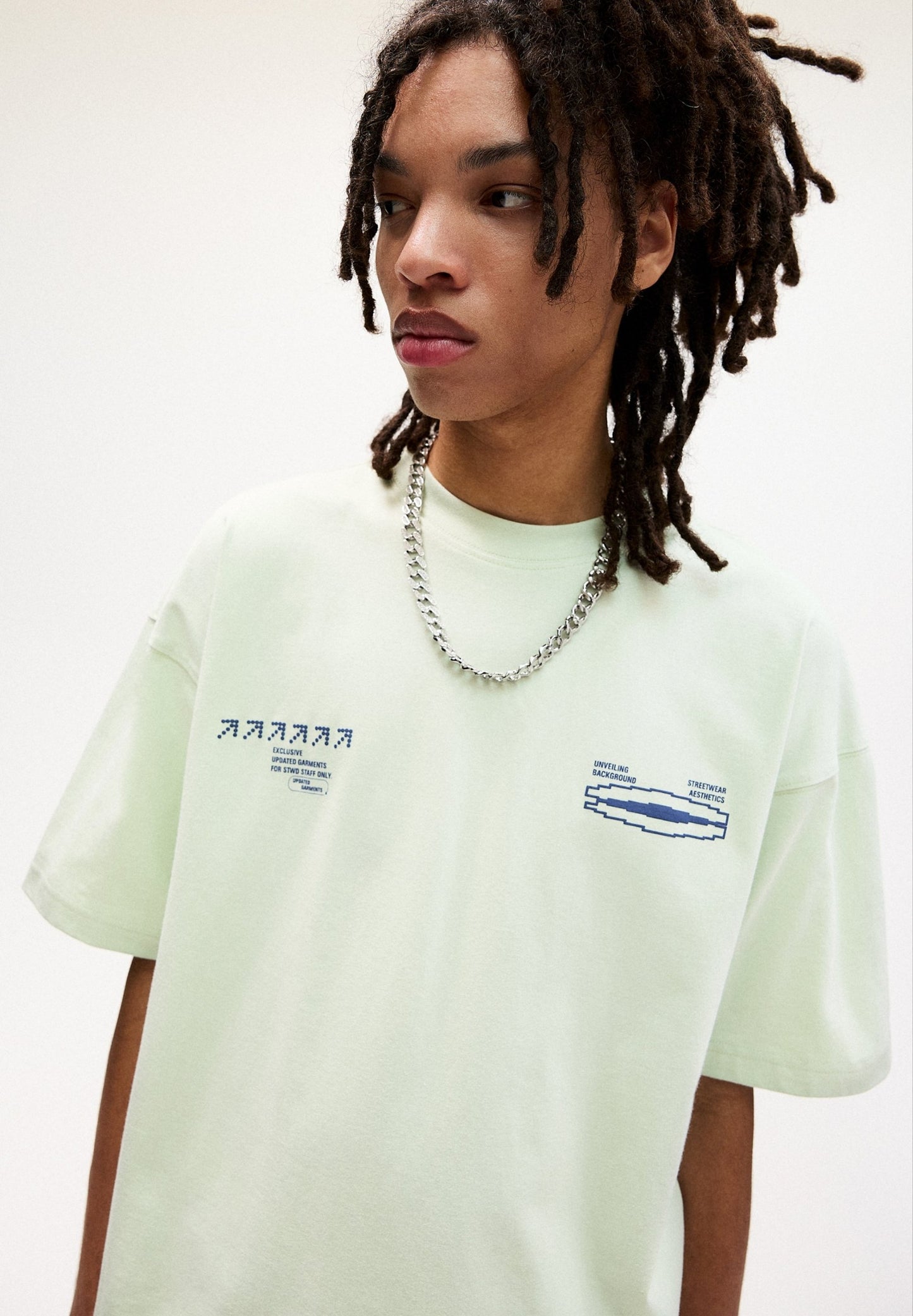 Pull&Bear printed oversized T-shirt