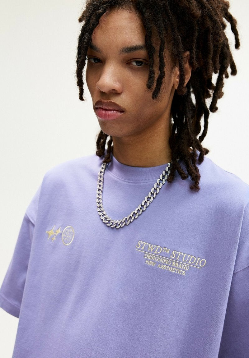 Pull&Bear printed oversized T-shirt