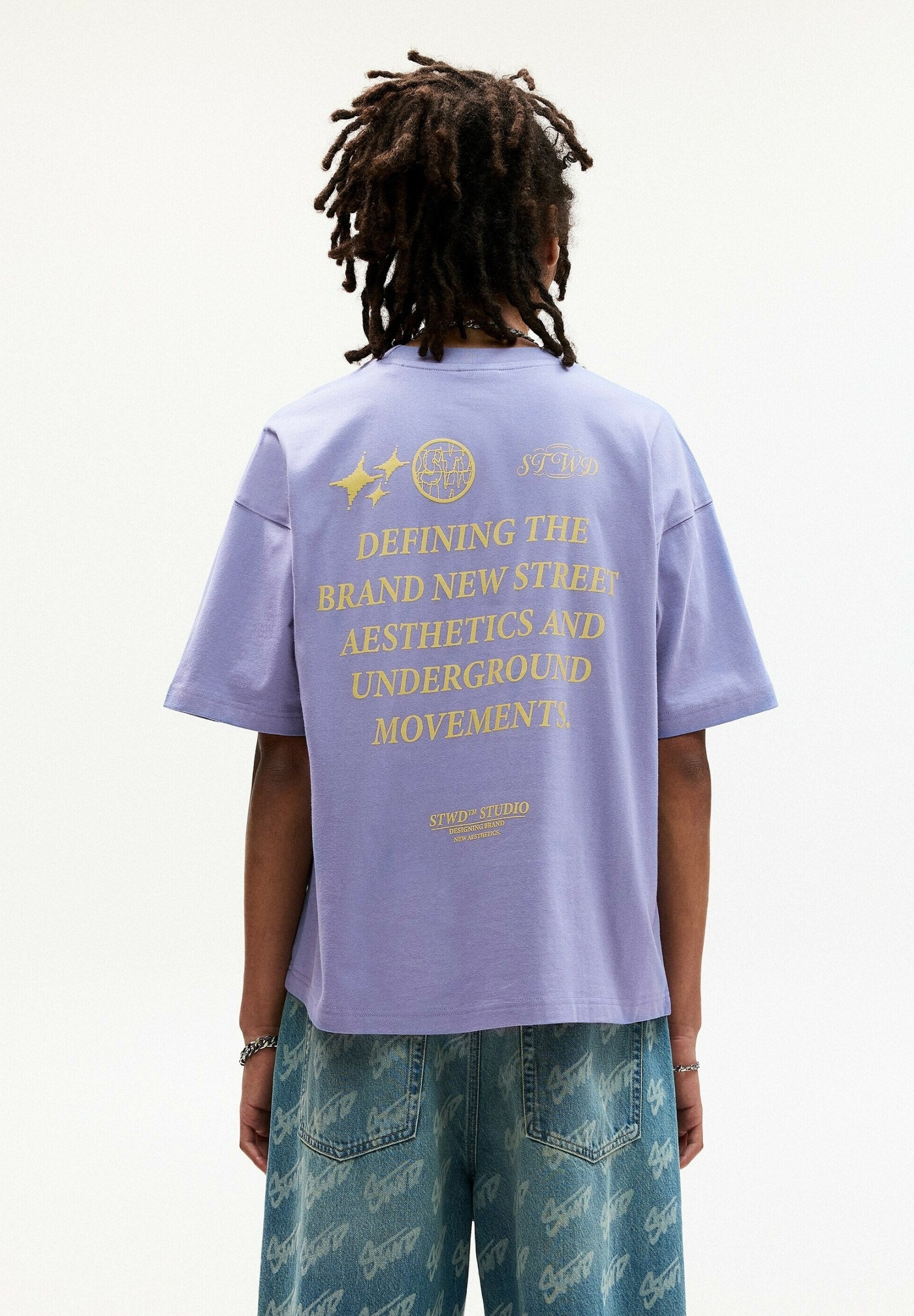Pull&Bear printed oversized T-shirt