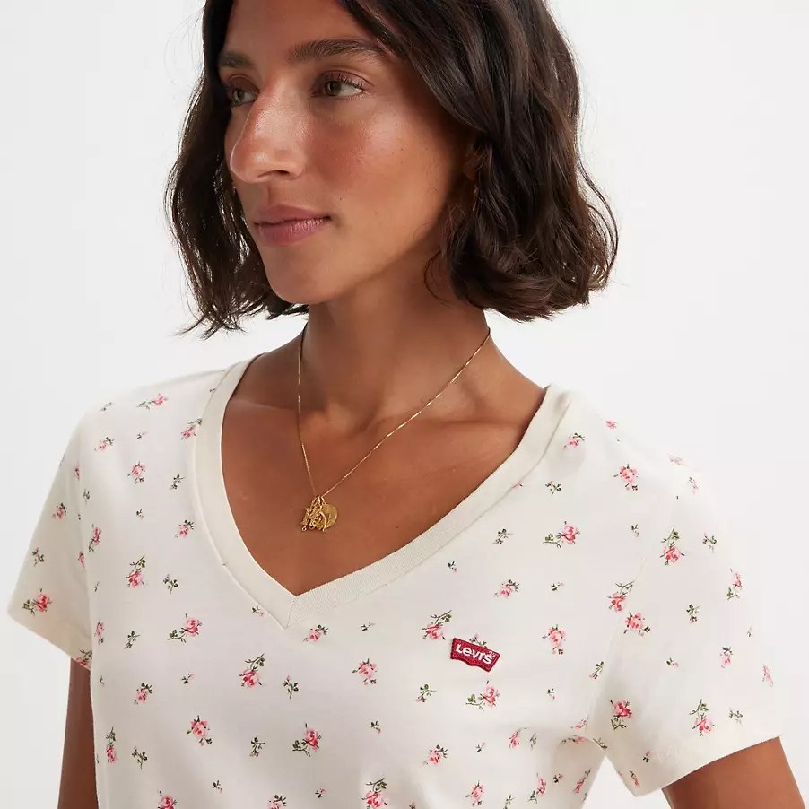 Levi's Printed V-neck Tee - Standard fit
