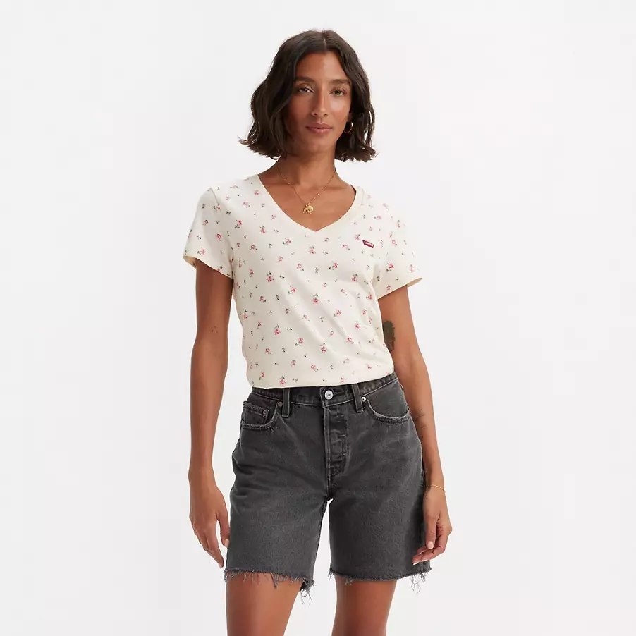Levi's Printed V-neck Tee - Standard fit