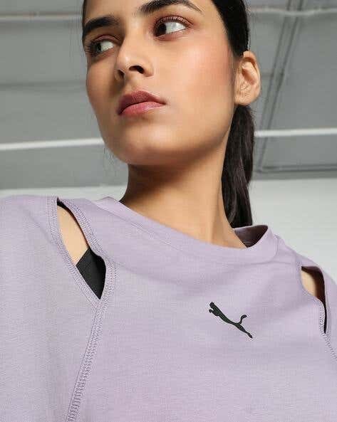PUMA DARE TO OVERSIZED CUTOUT TEE - Basic T-shirt