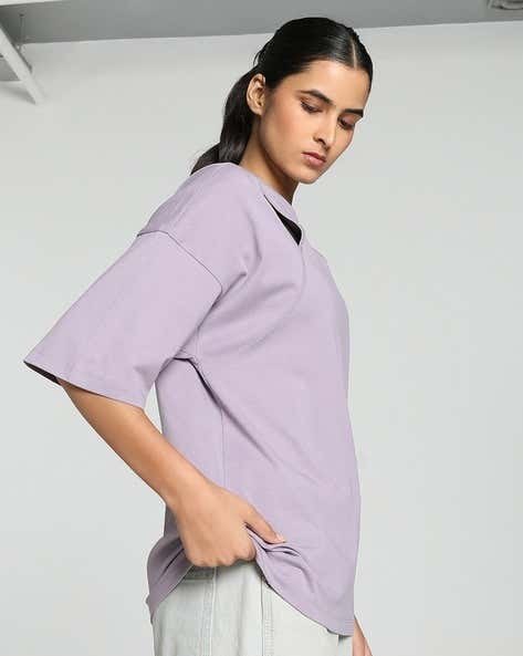 PUMA DARE TO OVERSIZED CUTOUT TEE - Basic T-shirt
