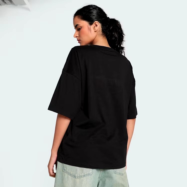 PUMA DARE TO OVERSIZED CUTOUT TEE - Basic T-shirt