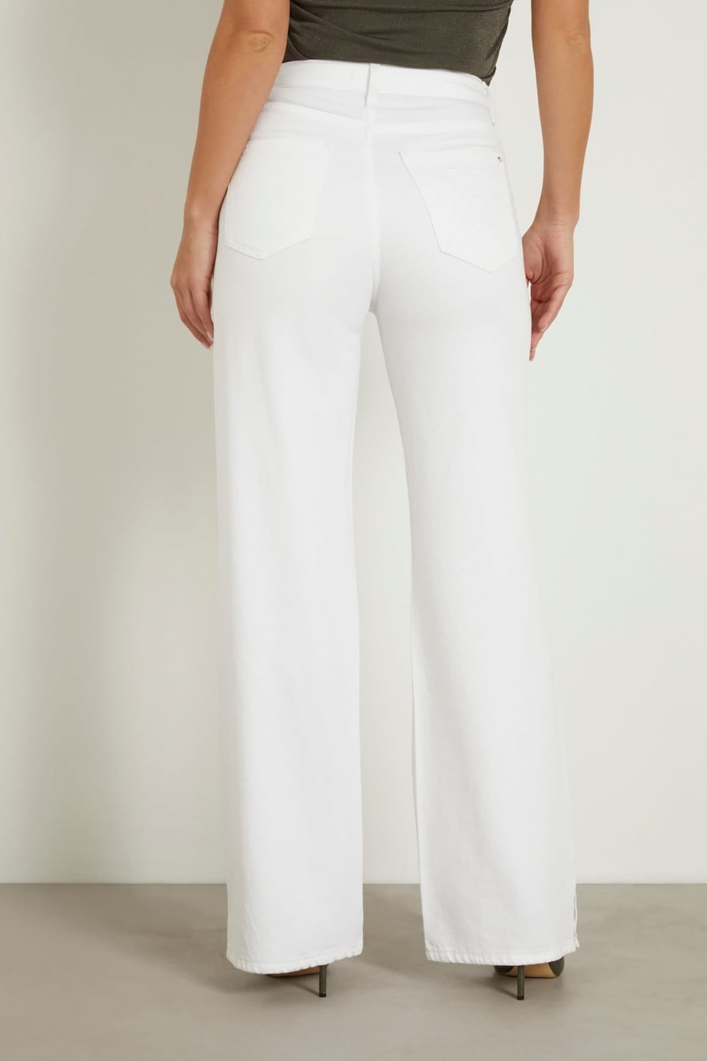 GUESS High-Rise Paz Wide Leg Denim pants