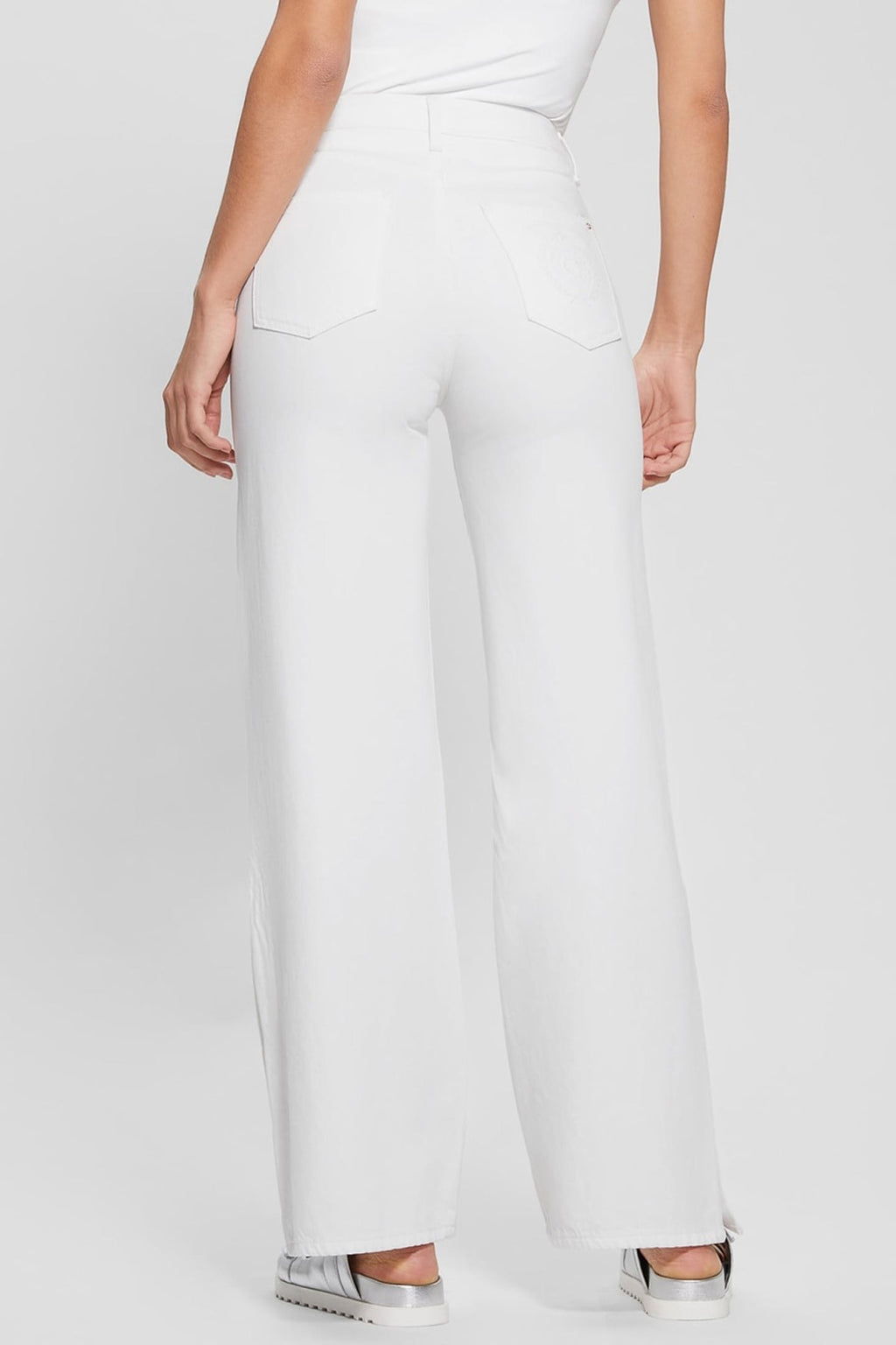 GUESS High-Rise Paz Wide Leg Denim pants