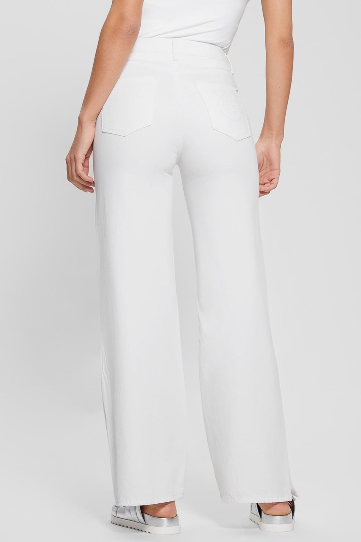 GUESS High-Rise Paz Wide Leg Denim pants