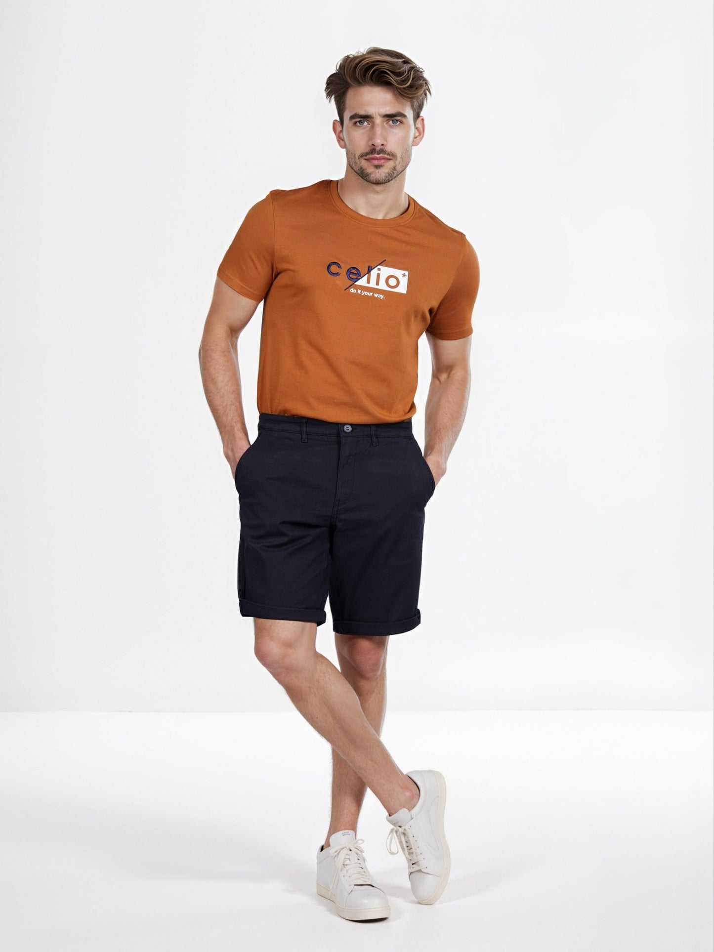 Celio chino short - slim fit