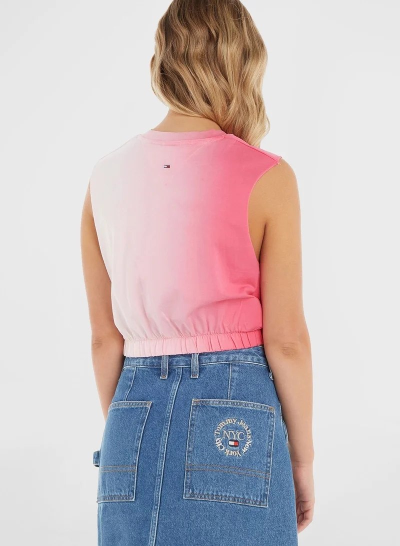 Tommy Jeans crop-top Tiedye