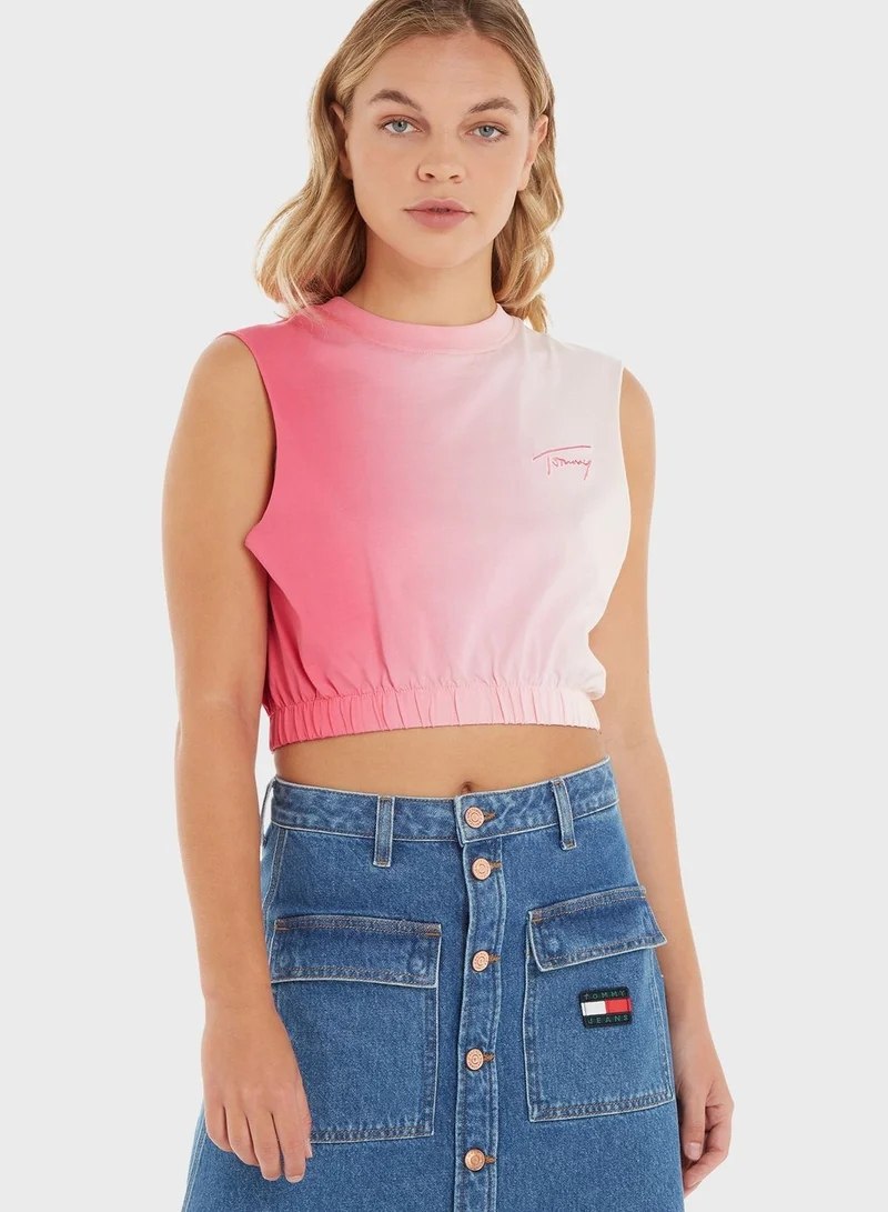 Tommy Jeans crop-top Tiedye