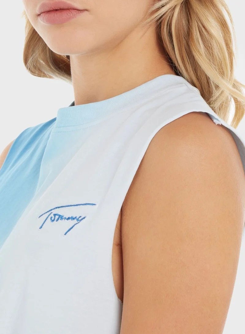 Tommy Jeans crop-top Tiedye