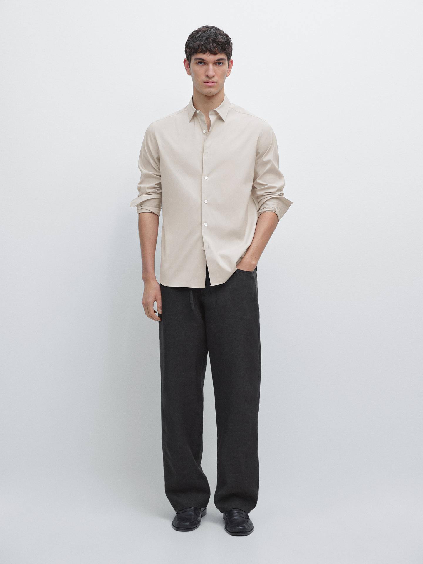 MASSIMO DUTTI linen shirt - Regular fit