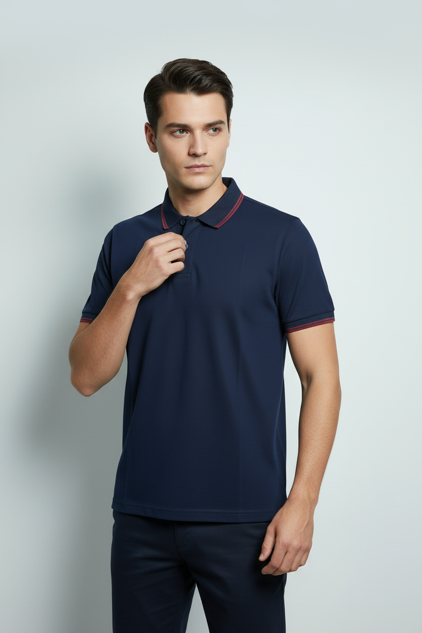 SPLASH striped collar polo | Regular fit