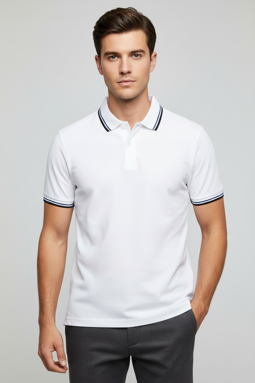 SPLASH striped collar polo | Regular fit