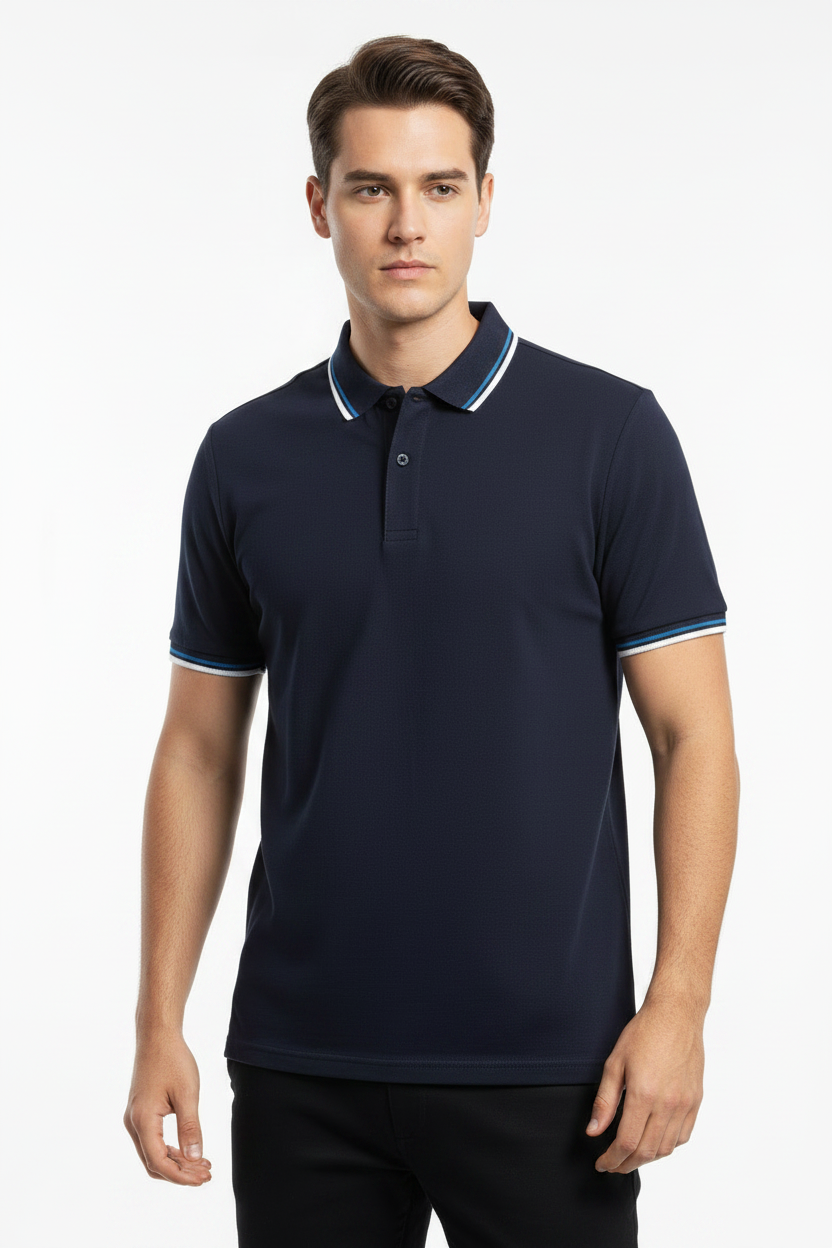 SPLASH striped collar polo | Regular fit