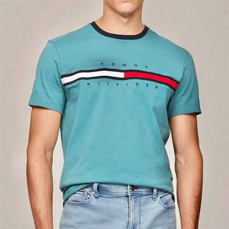 Tommy Hilfiger crewneck logo panel Tee