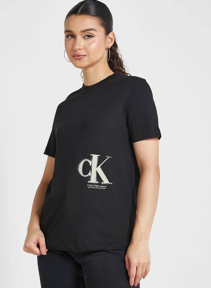 Calvin klein printed Tee