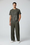 Bershka printed T-shirt - Relaxed fit