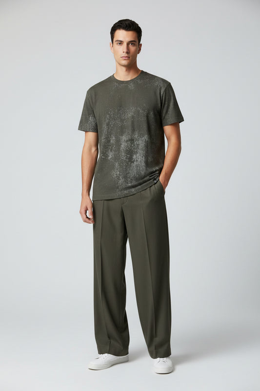 Bershka printed T-shirt - Relaxed fit