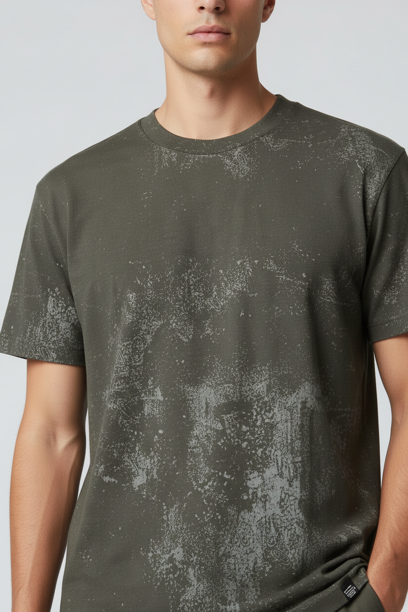Bershka printed T-shirt - Relaxed fit