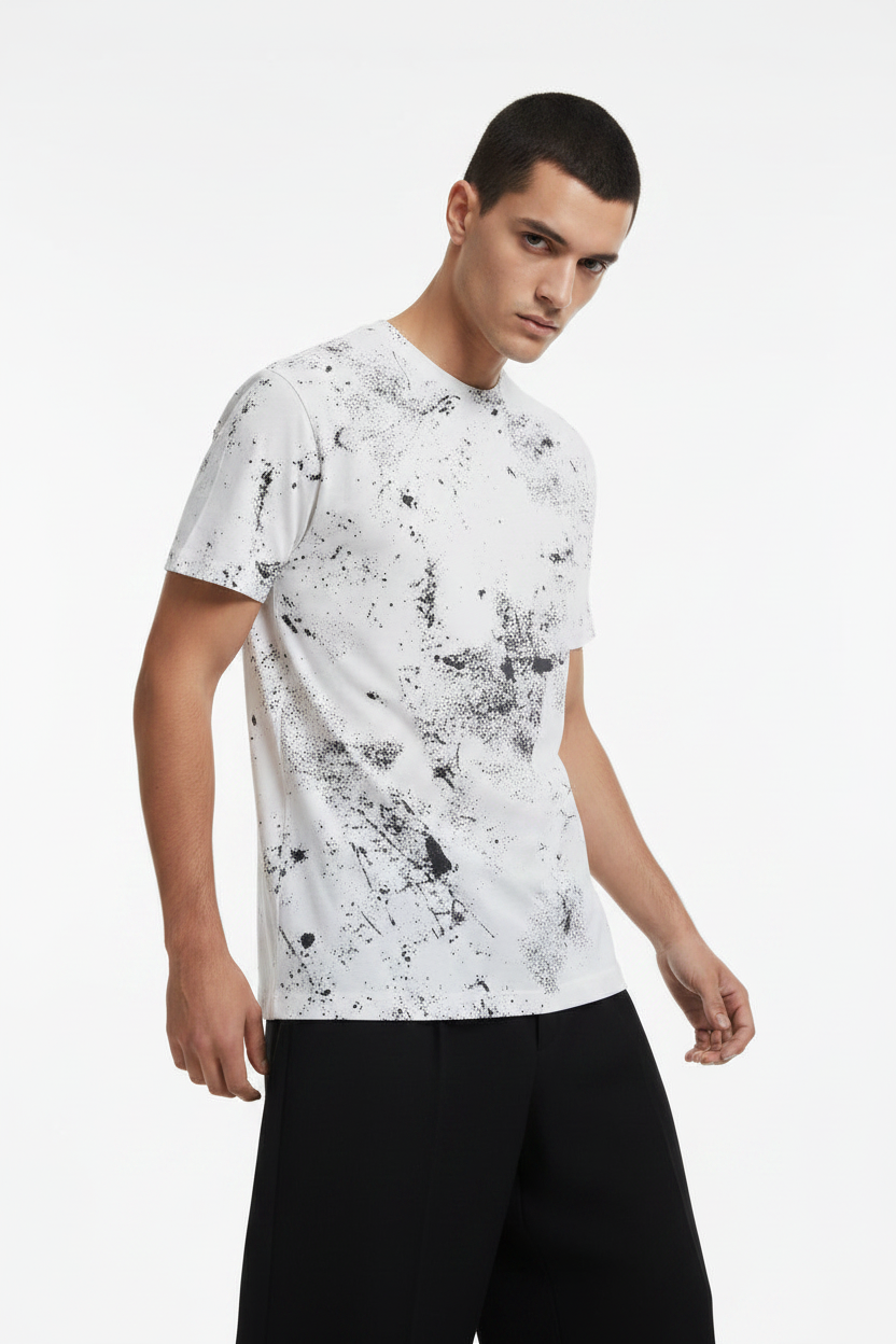 Bershka printed T-shirt - Relaxed fit