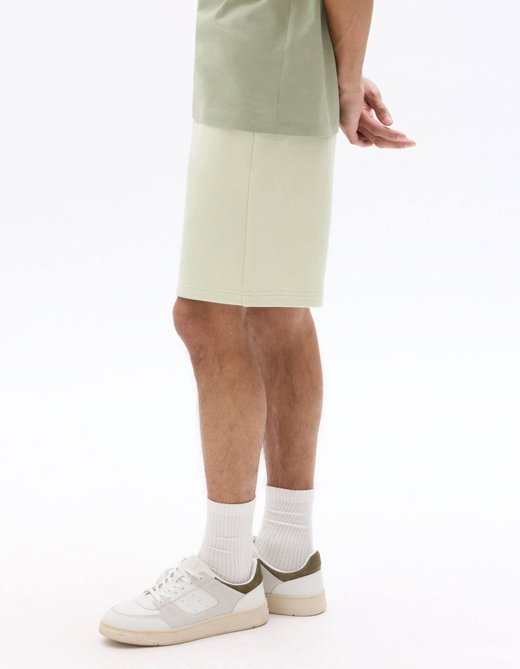 Celio cotton sweatshort light beige