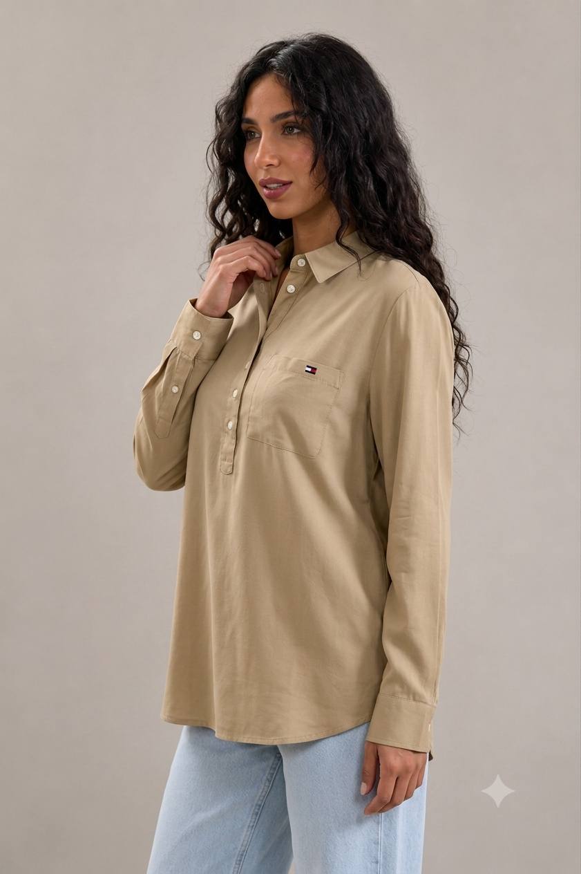 Tommy hilfiger silk shirt | Regular fit