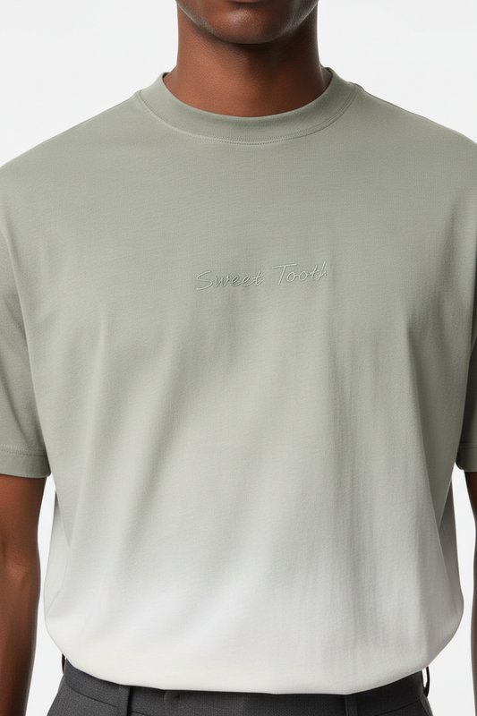 Bershka Gradient Effect Tee - Sound Tribe Edition