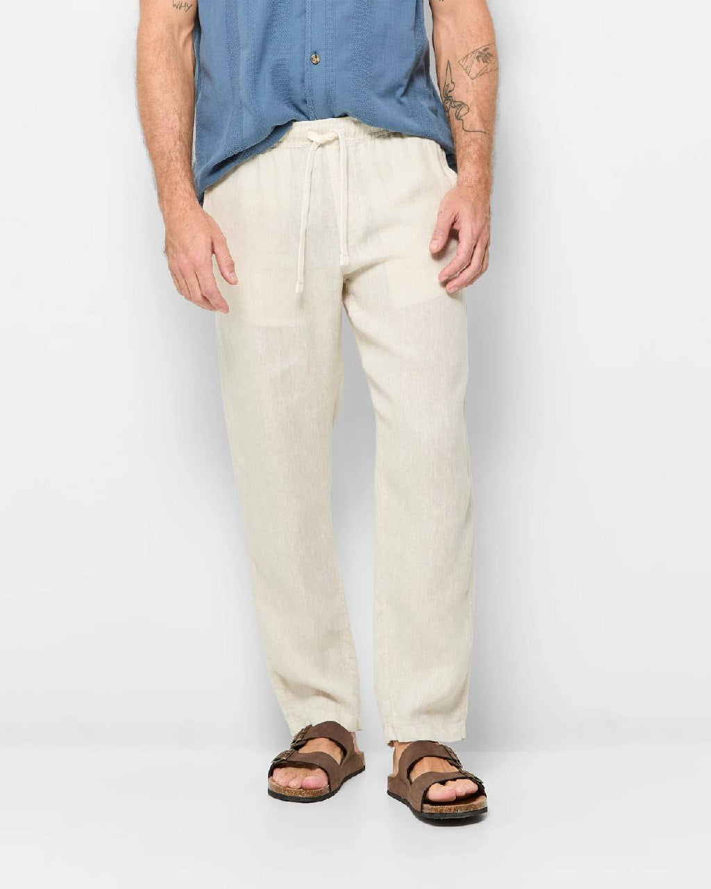 Zara Linen Pants - Relaxed fit