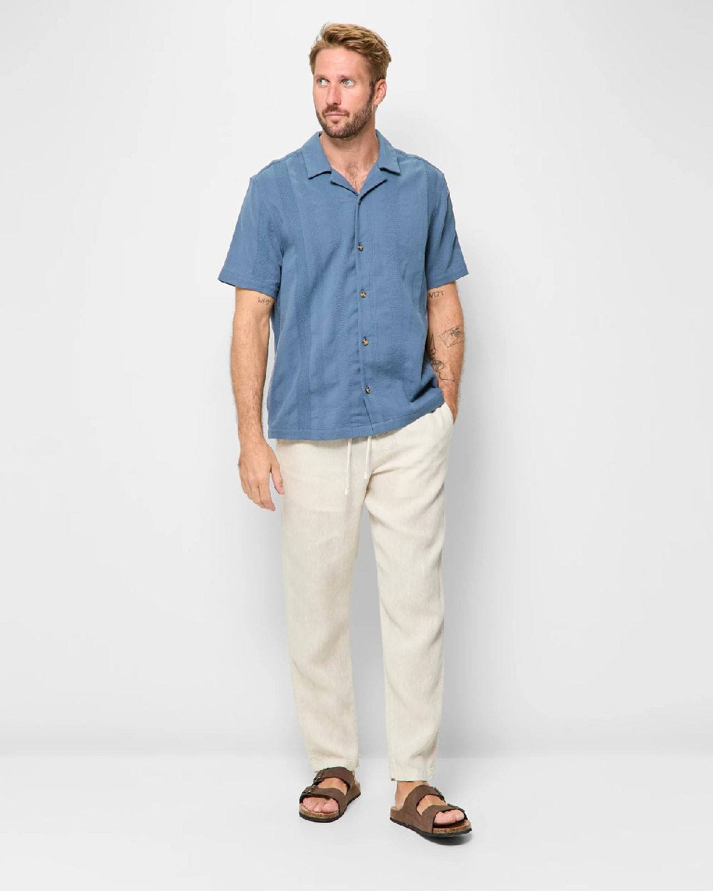 Zara Linen Pants - Relaxed fit