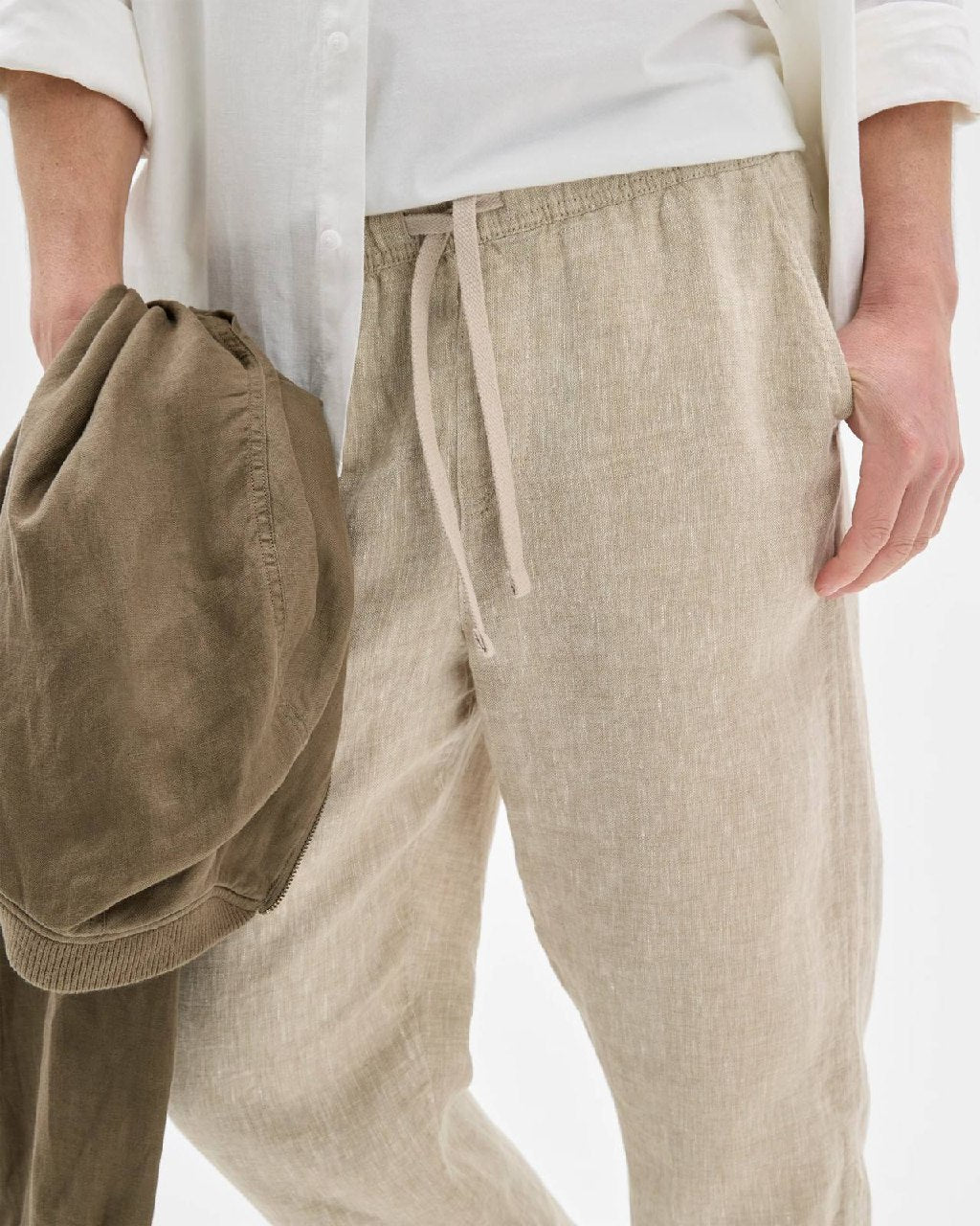 Zara Linen Pants - Relaxed fit