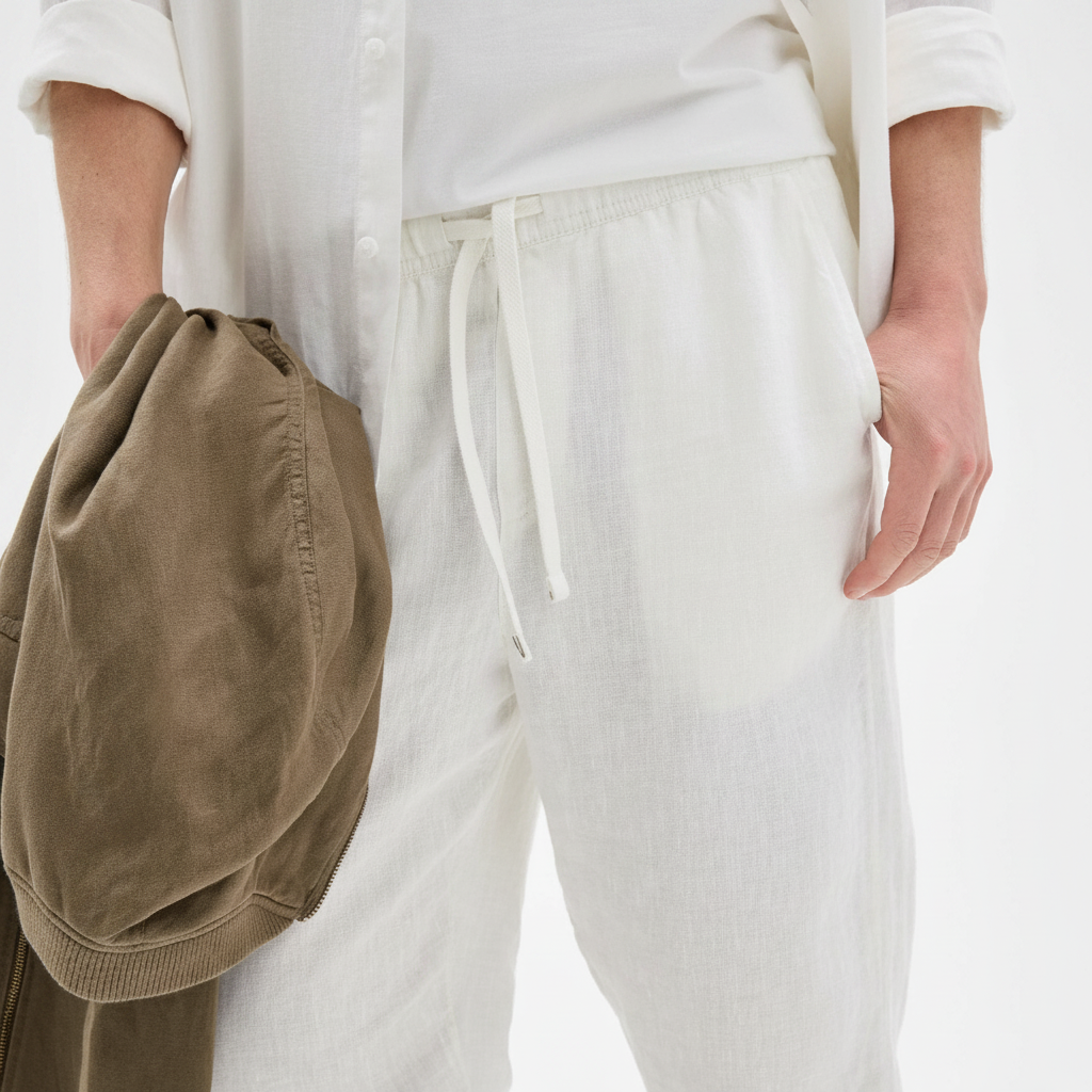 Zara Linen Pants - Relaxed fit