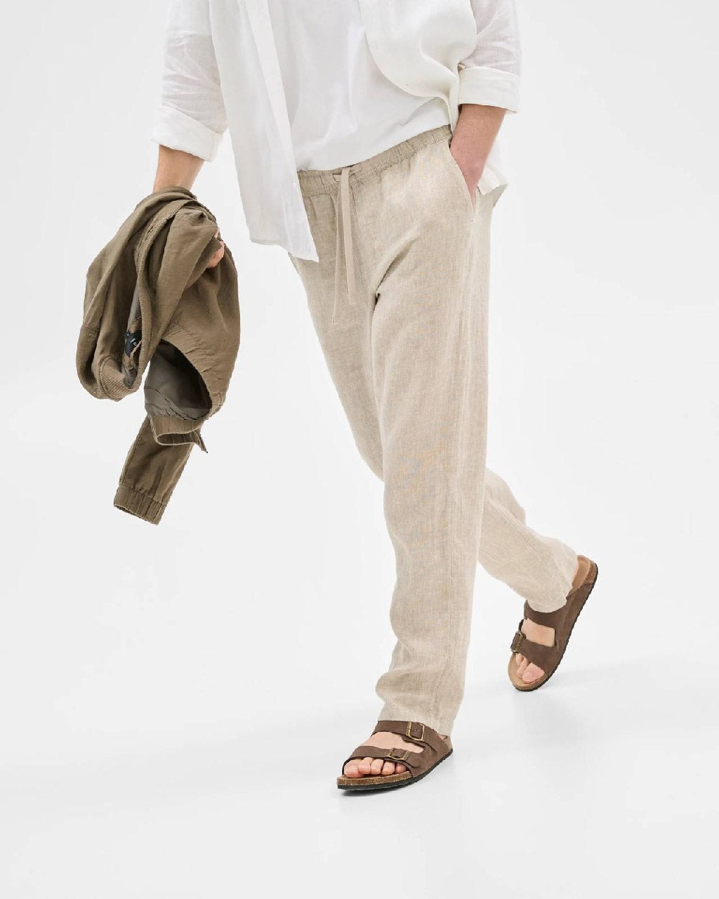 Zara Linen Pants - Relaxed fit