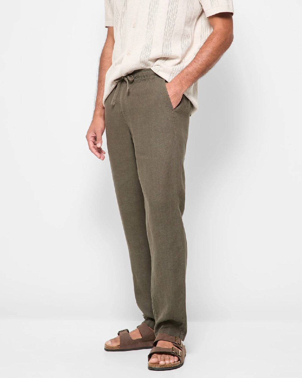 Zara Linen Pants - Relaxed fit