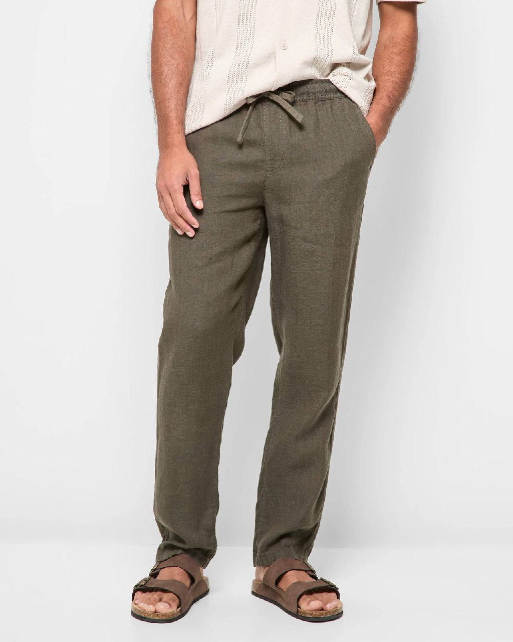 Zara Linen Pants - Relaxed fit