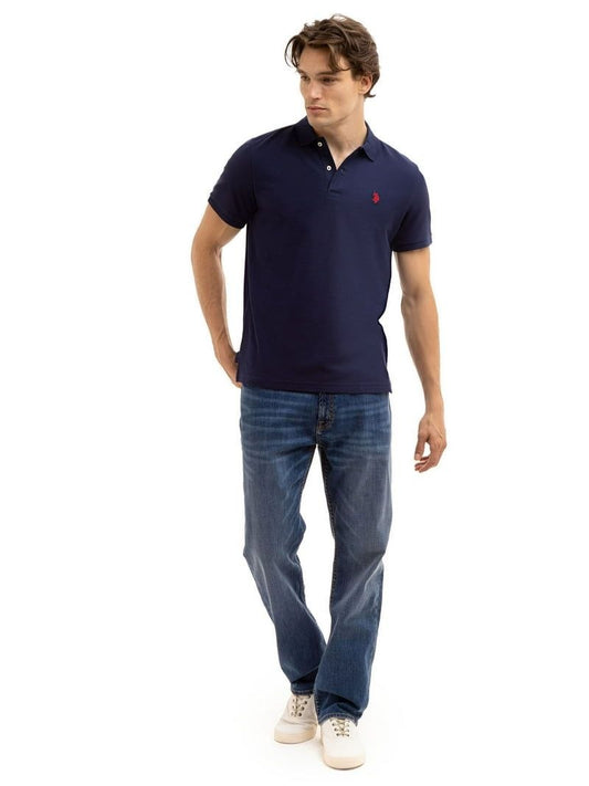 U.S.Polo Assn. Mens Performance Pique Polo Shirt